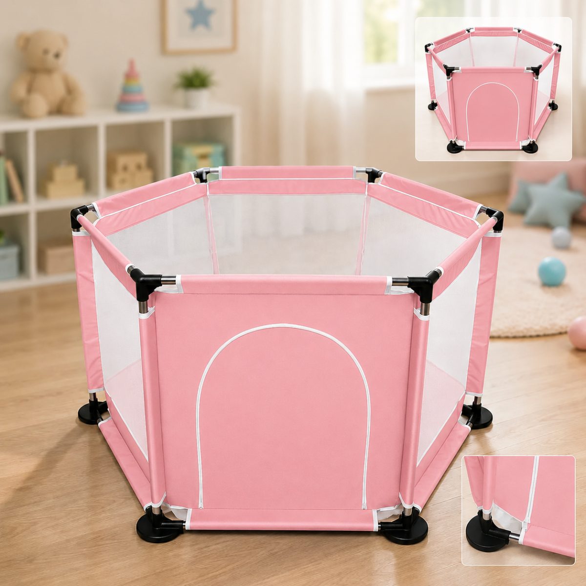 Дитячий манеж Malatec 125×113×64 см