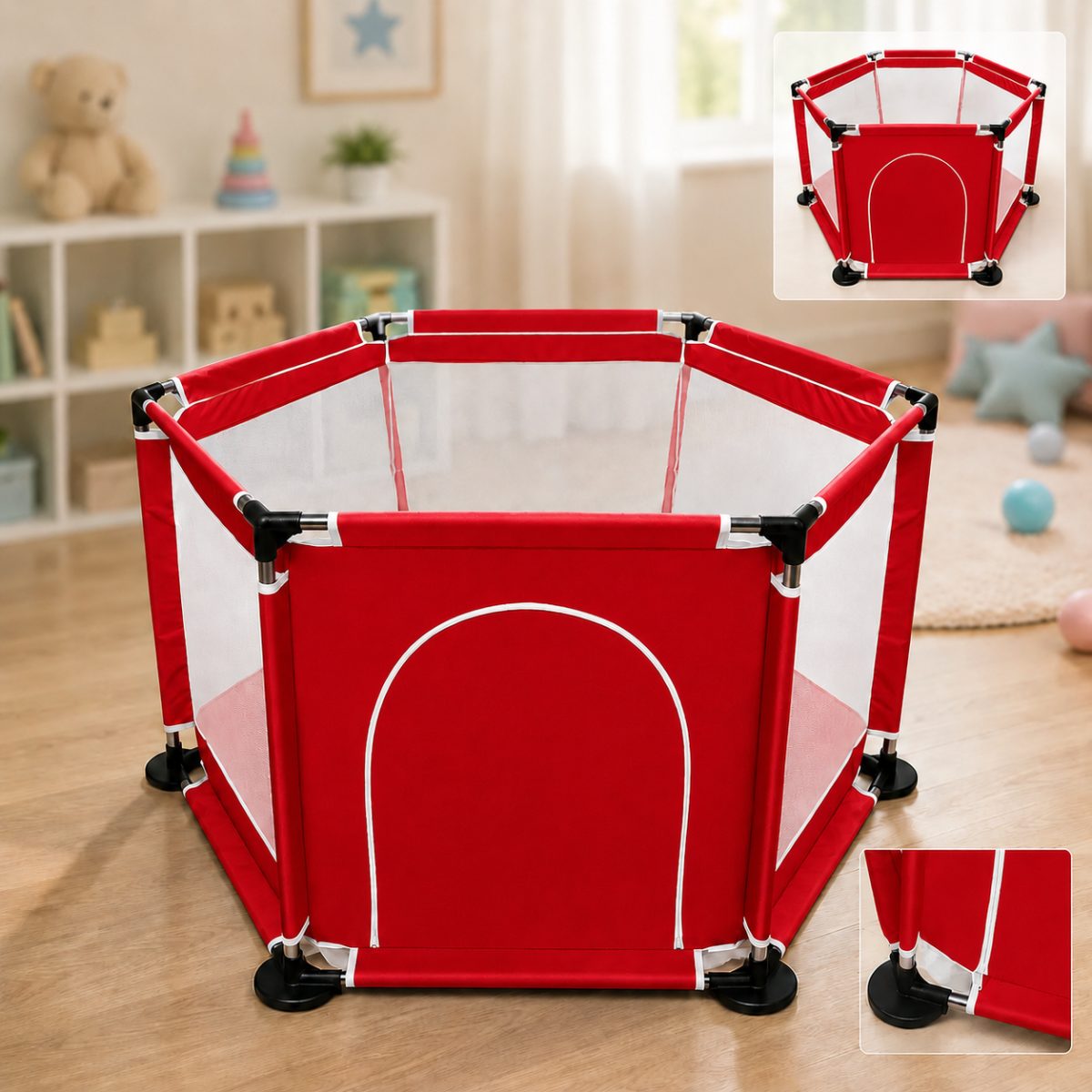 Дитячий манеж Malatec 125×113×64 см