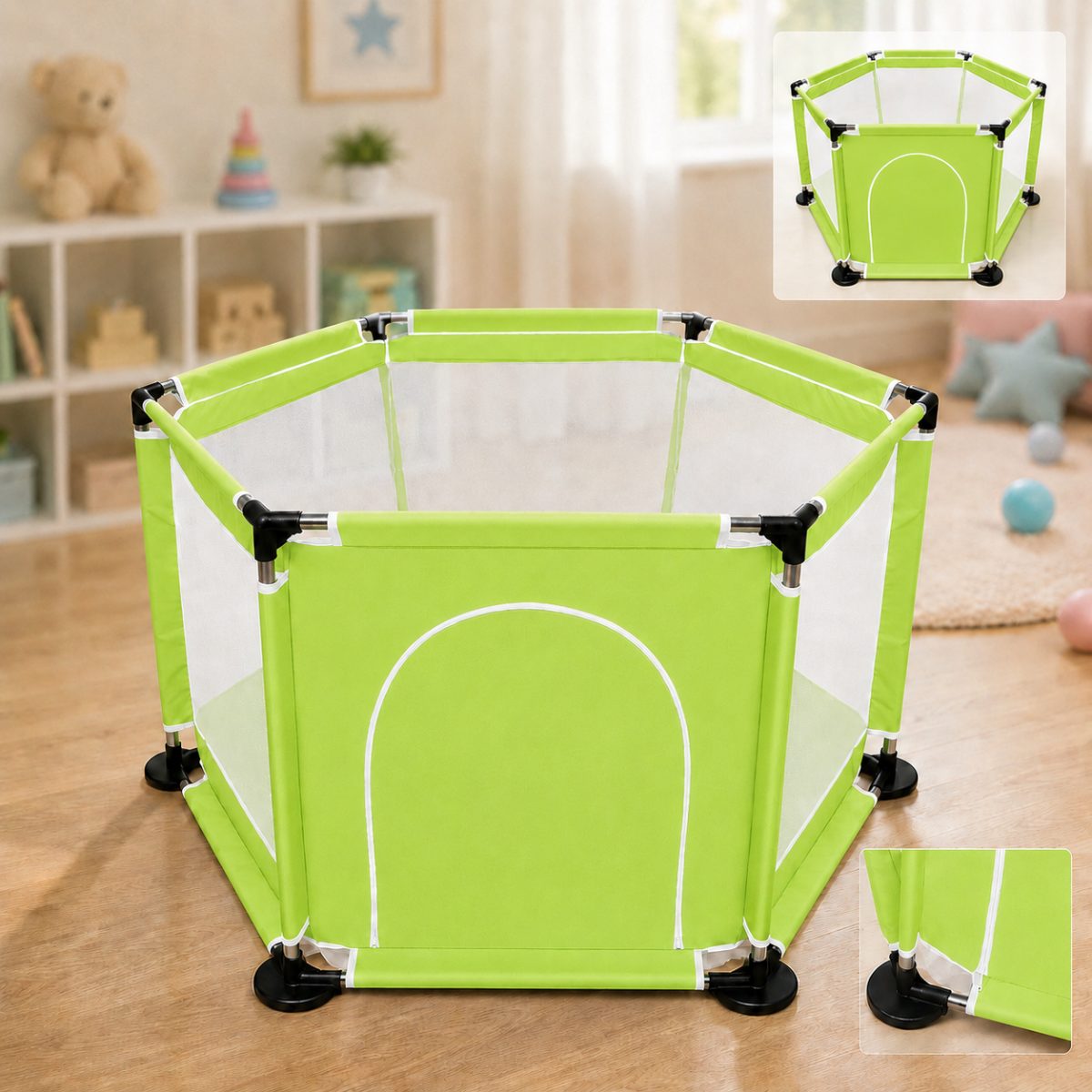 Дитячий манеж Malatec 125×113×64 см