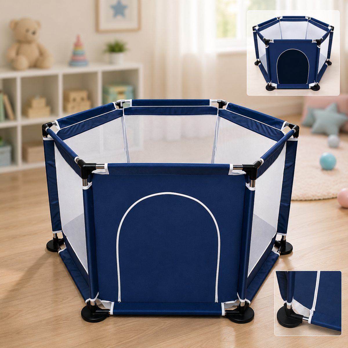 Дитячий манеж Malatec 125×113×64 см