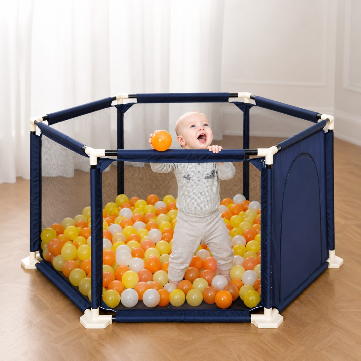 Дитячий манеж Malatec 125×113×64 см